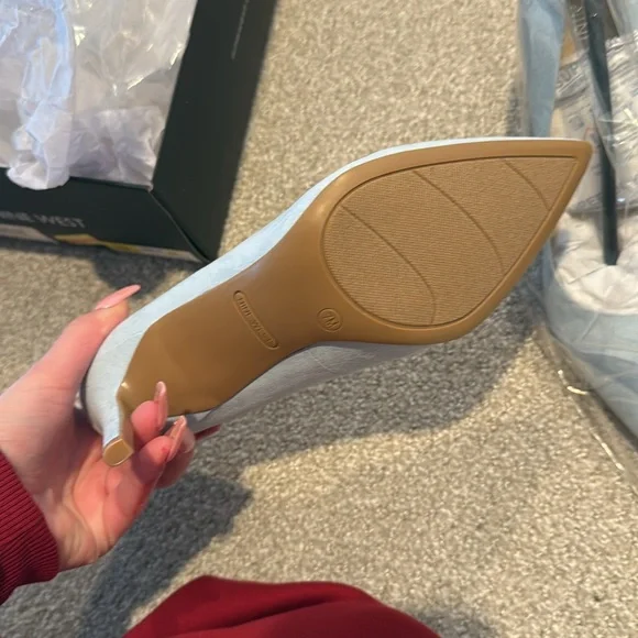 NWT baby blue heels - Picture 3 of 4